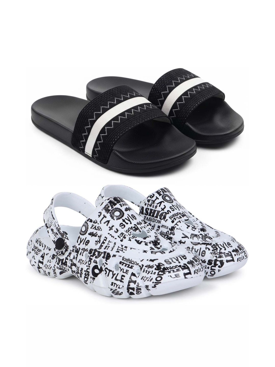 Pampy Angel Men Printed Clogs