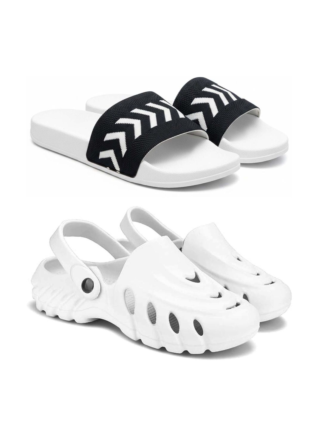 KAPYANSH Men Printed Sliders