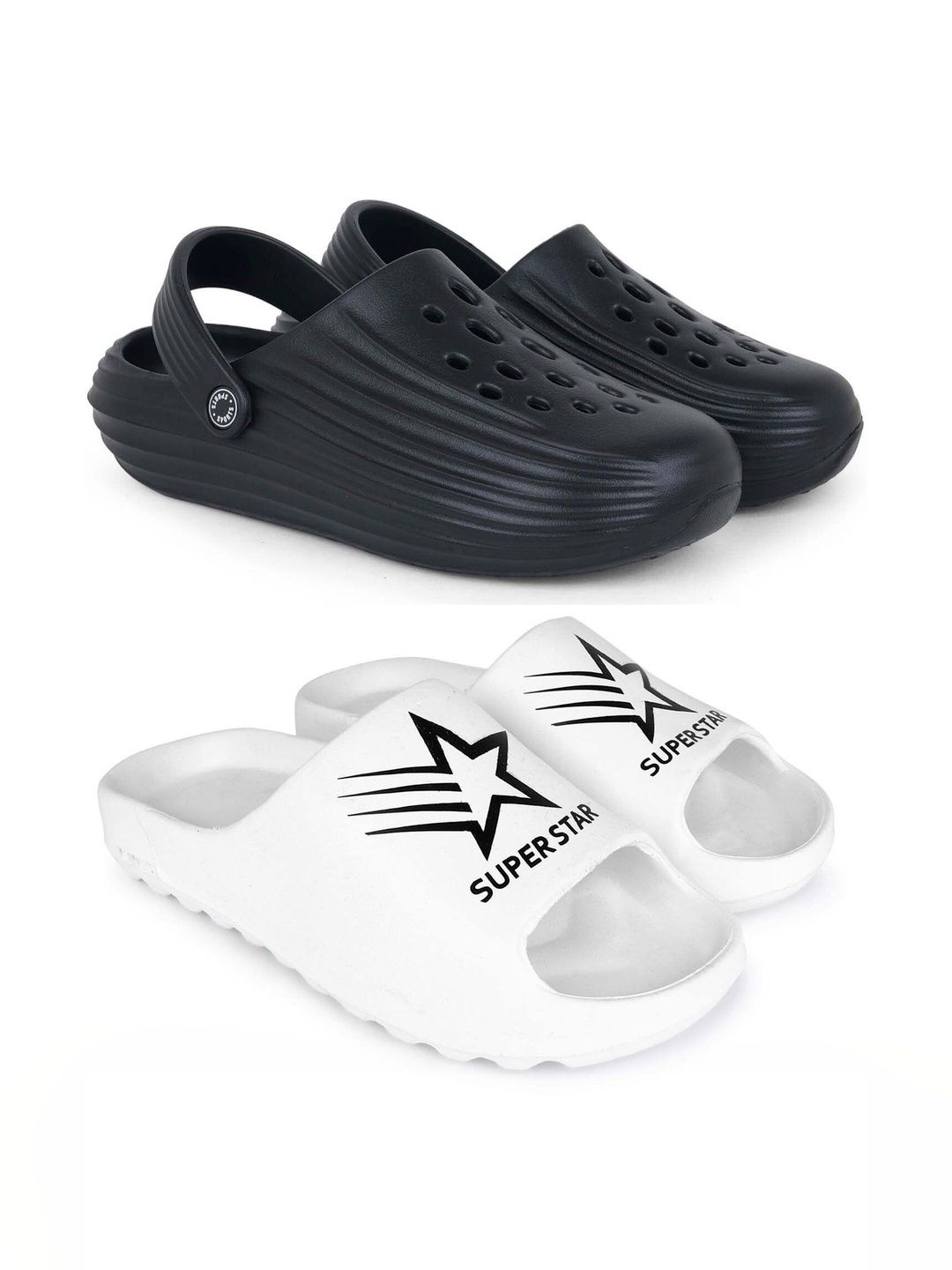 KAPYANSH Men Printed Sliders