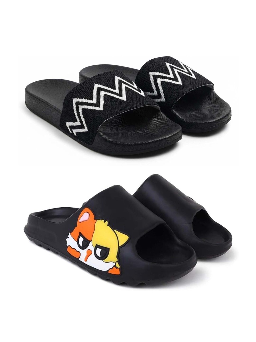 Pampy Angel Men Printed Sliders