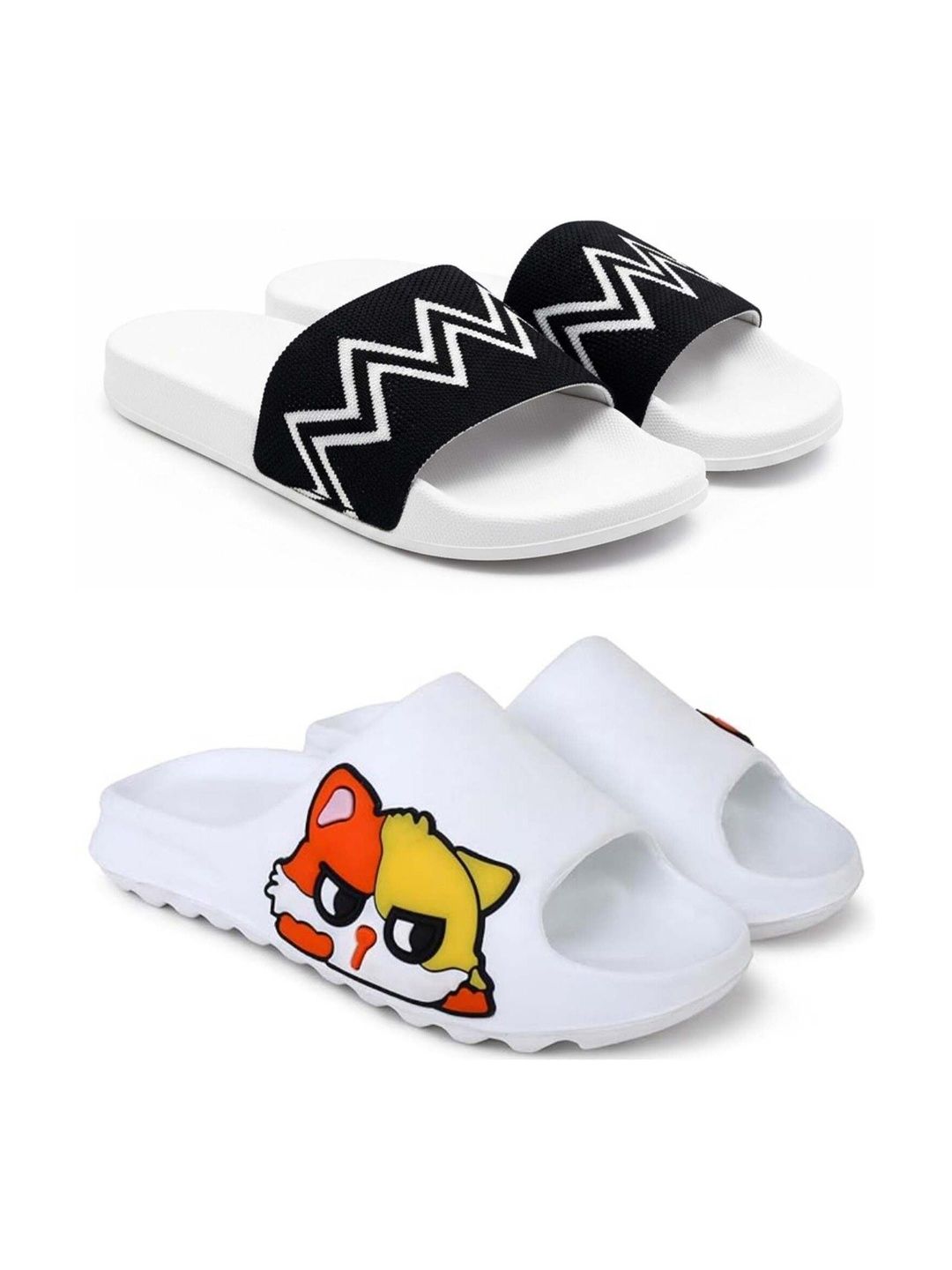 Pampy Angel Men Printed Sliders