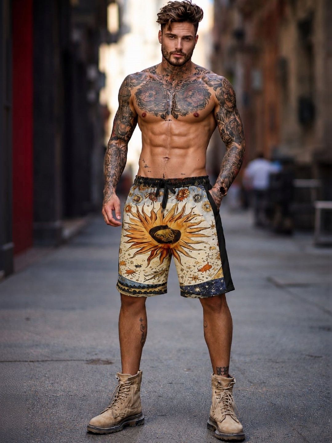 Flirty Soul Men Printed Shorts
