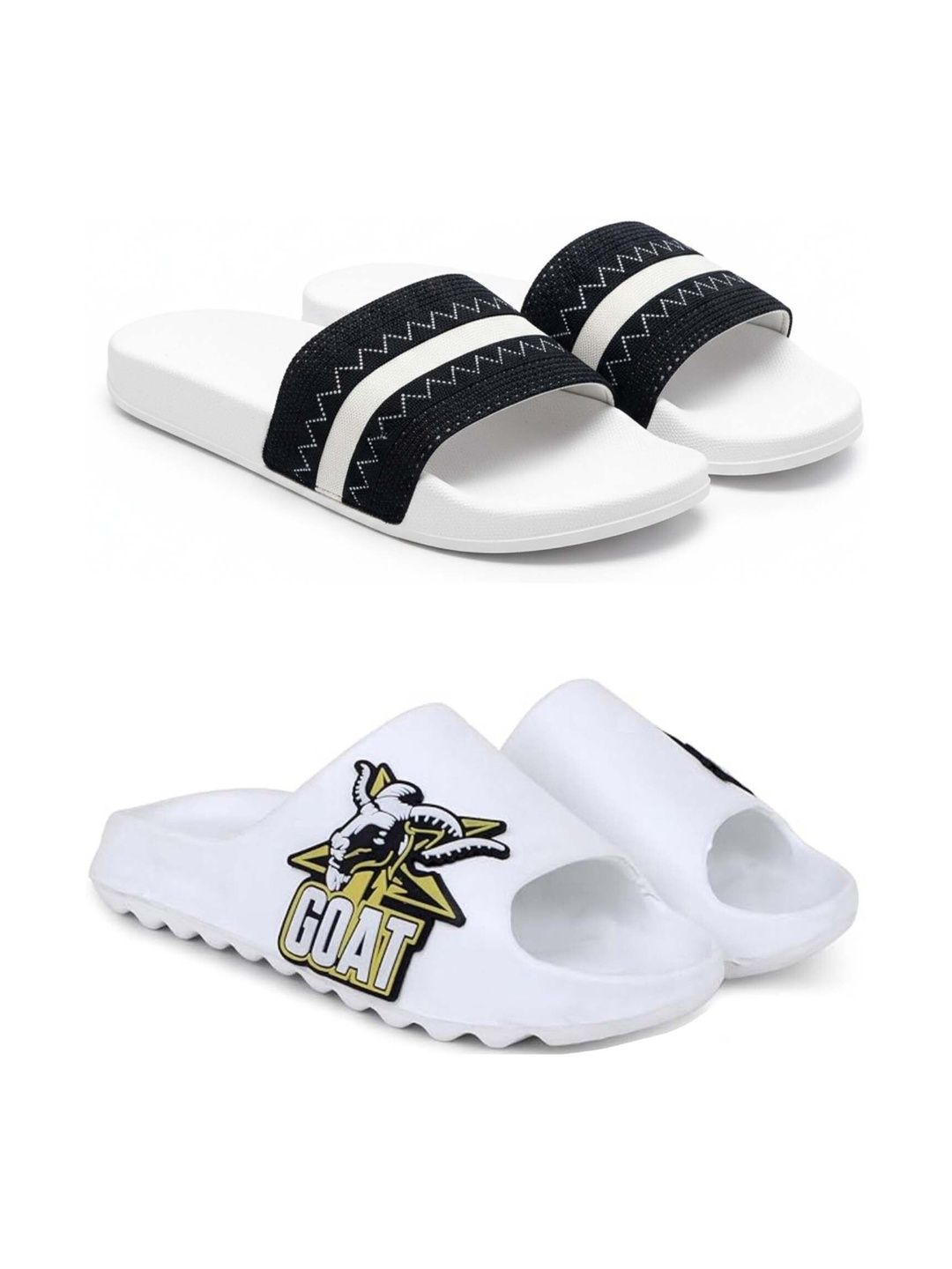 Pampy Angel Men Printed Sliders