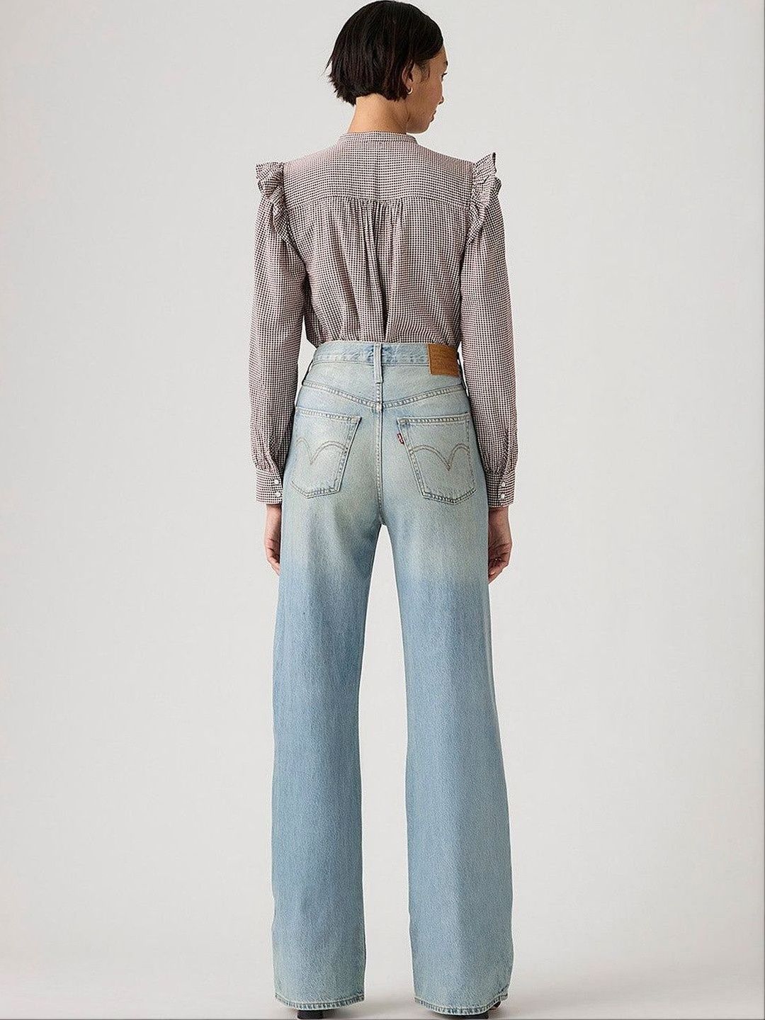 Classic Wide Leg High-Rise Light Fade Jeans