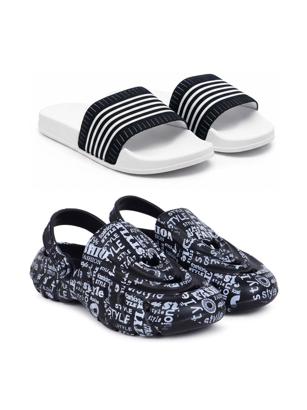Pampy Angel Men Printed Sliders