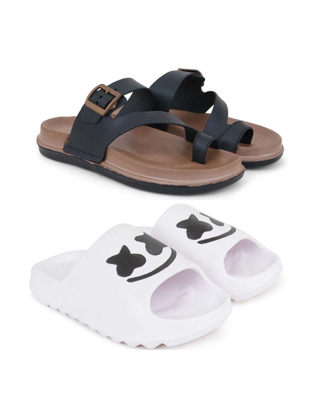 Pampy Angel Men Printed Sliders