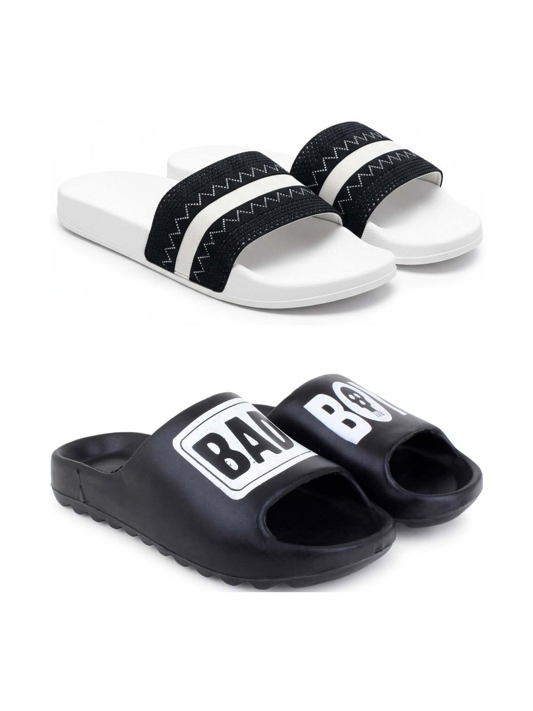 Pampy Angel Men Printed Sliders