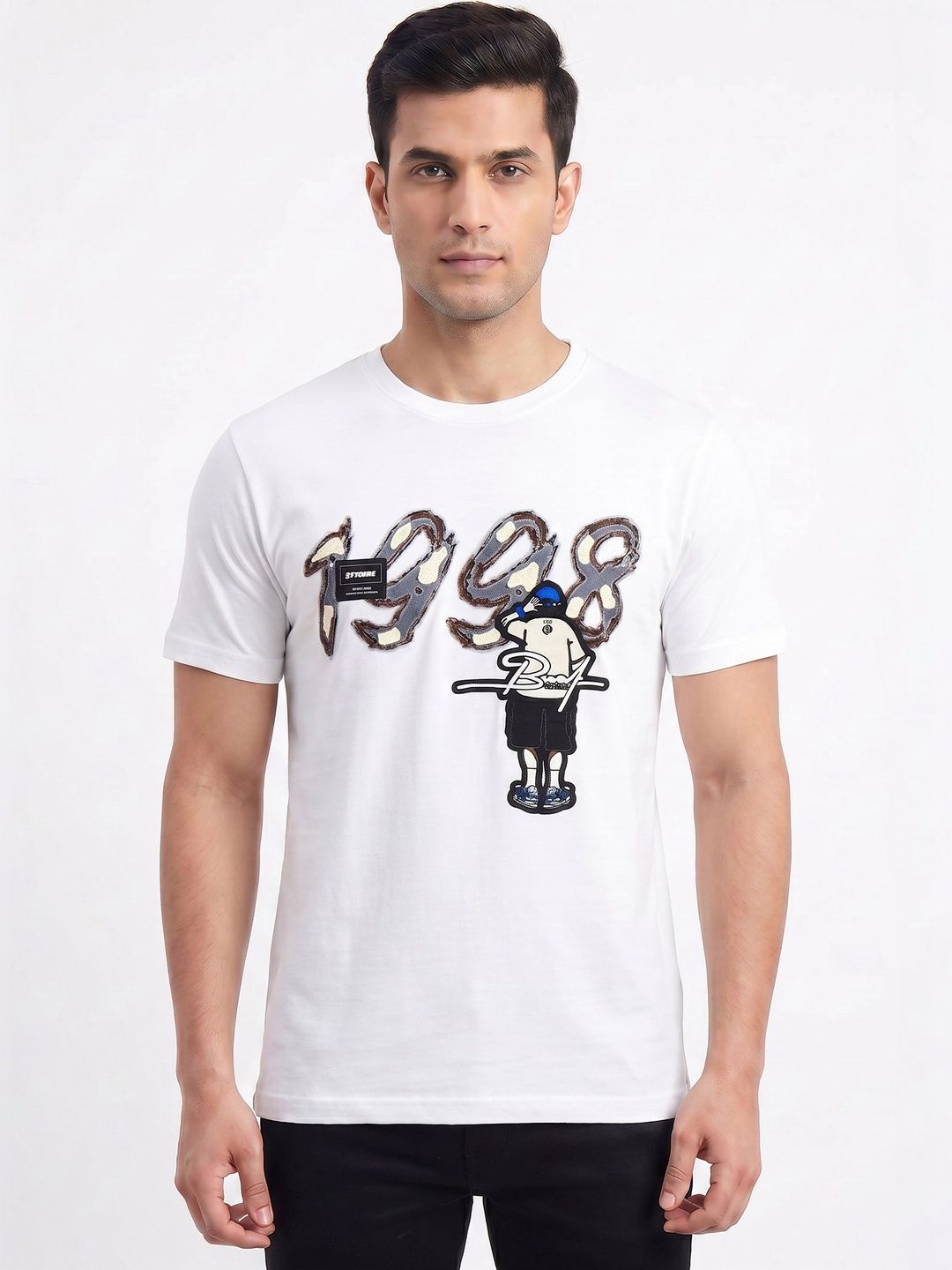 Plugin Men's 1998 Graphic Round Neck T-shirt