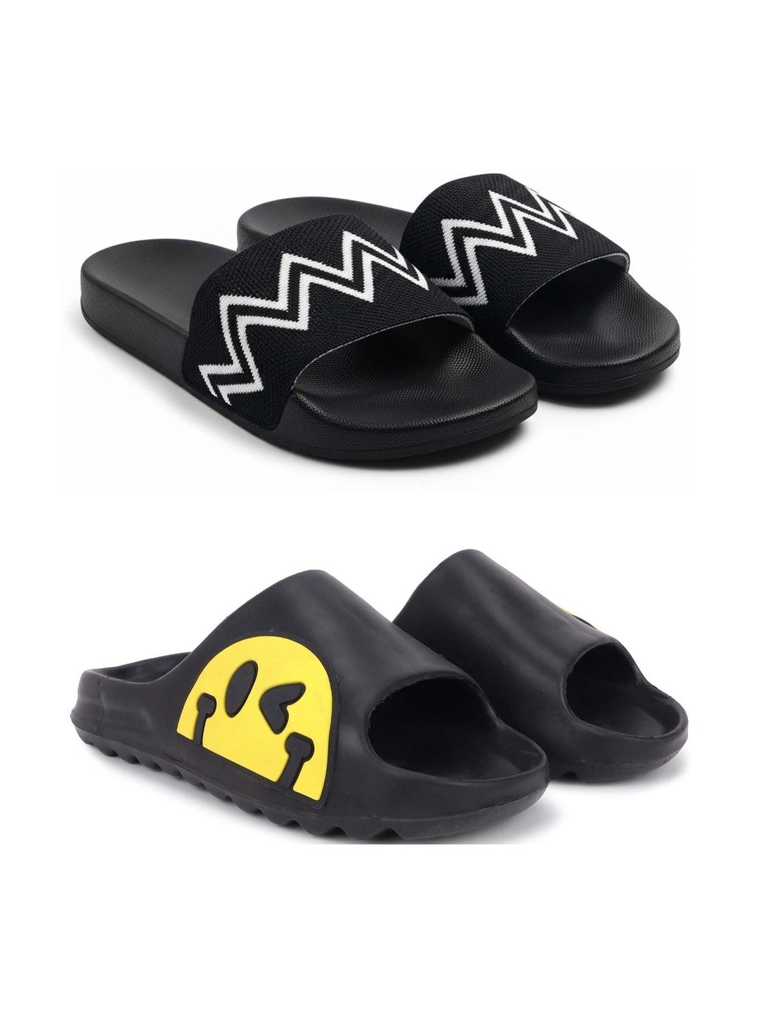 KAPYANSH Men Printed Sliders