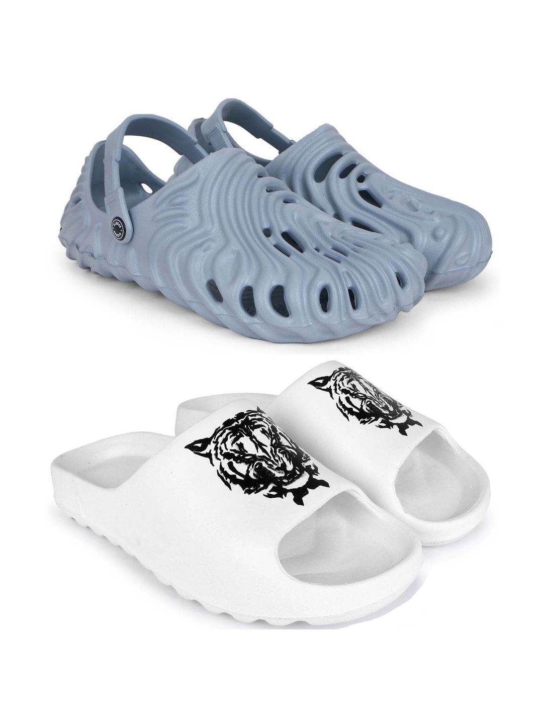 Pampy Angel Men Printed Sliders