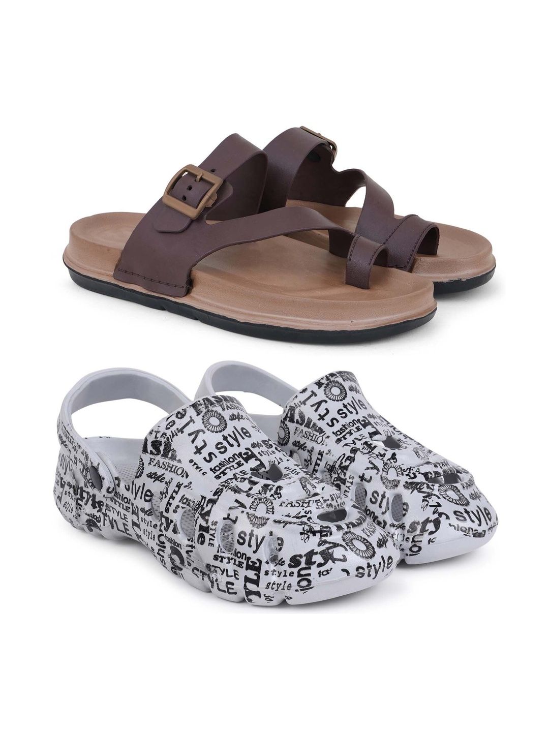 KAPYANSH Men Printed Clogs