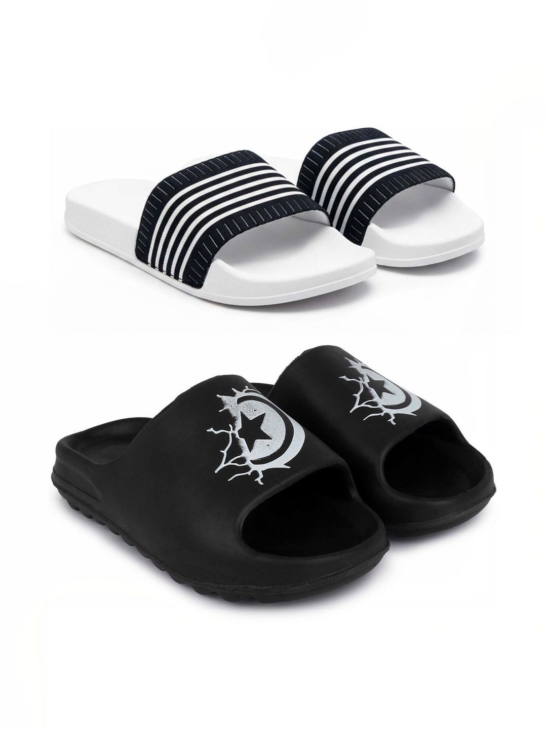 Pampy Angel Men Printed Sliders