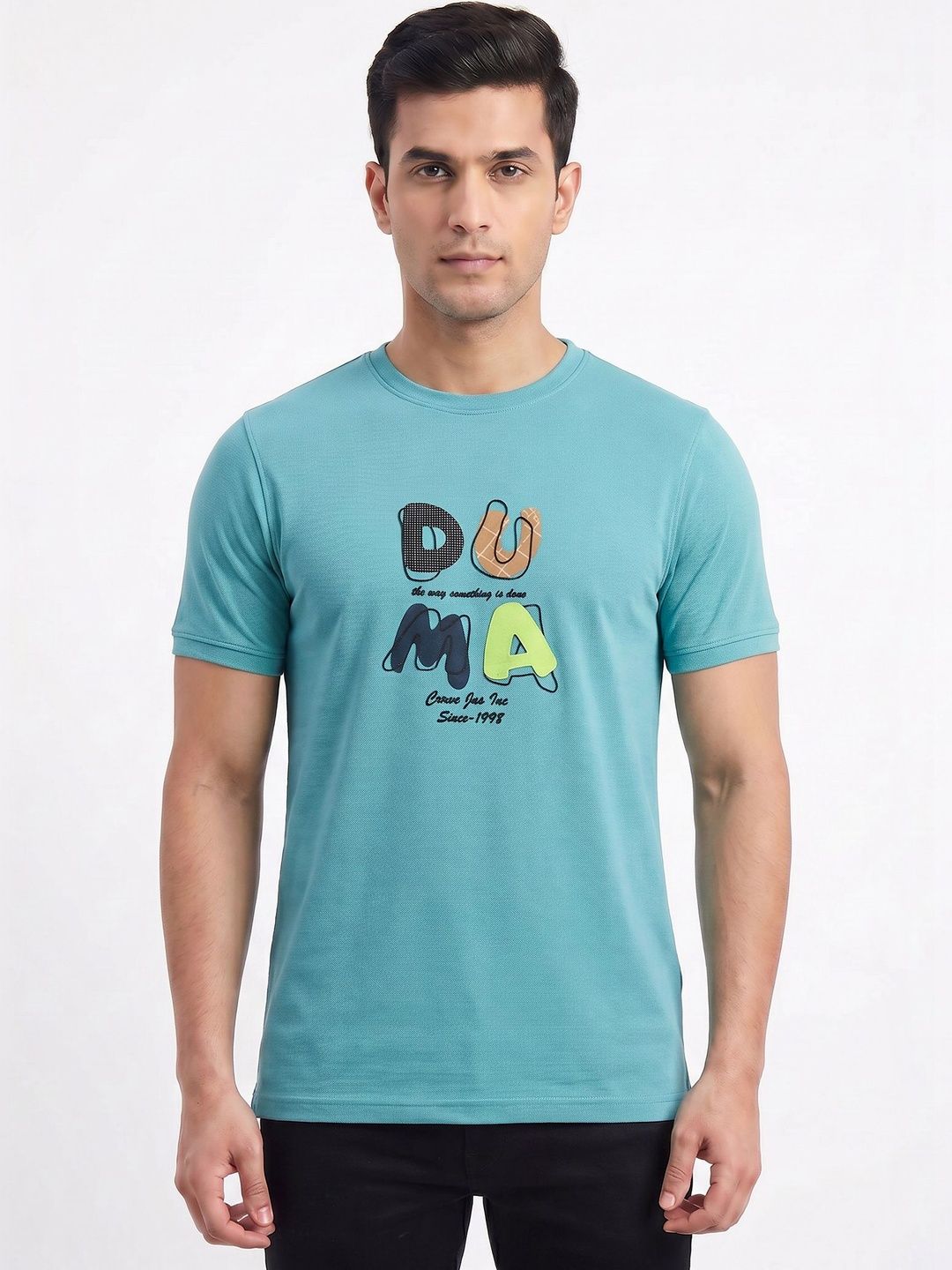 Plugin Men's Typography Round Neck T-shirt