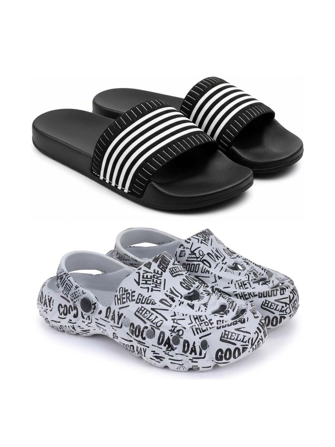 Pampy Angel Men Printed Clogs