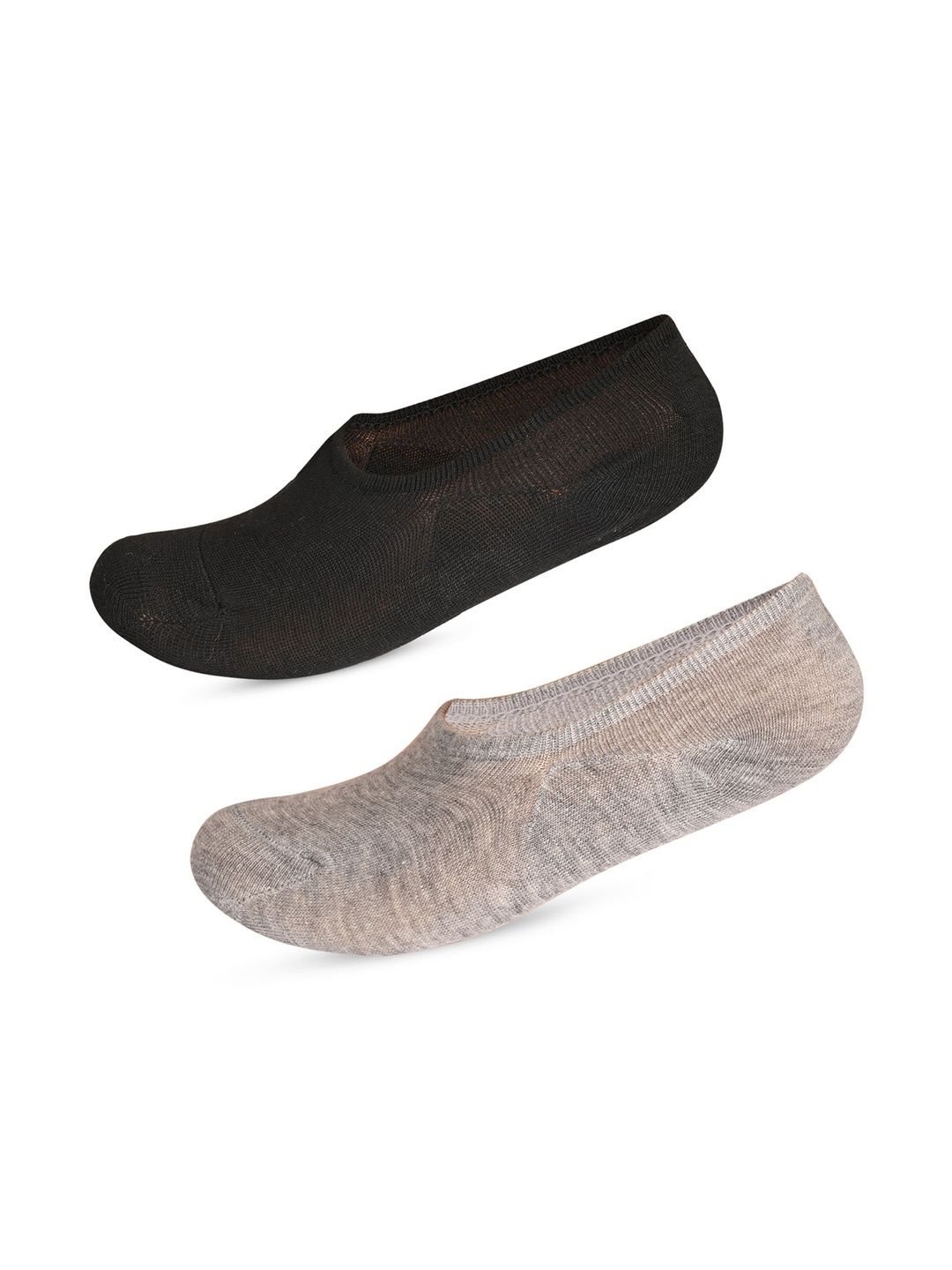 LOOM LEGACY Men Pack of 2 Cotton Blend Assorted Shoe Liners Socks