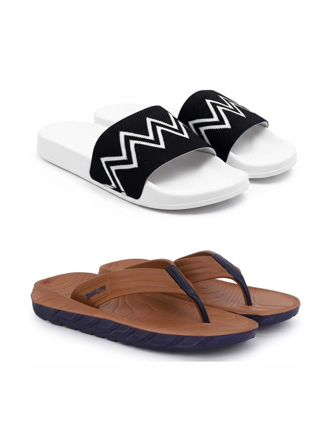 Pampy Angel Men Printed Sliders