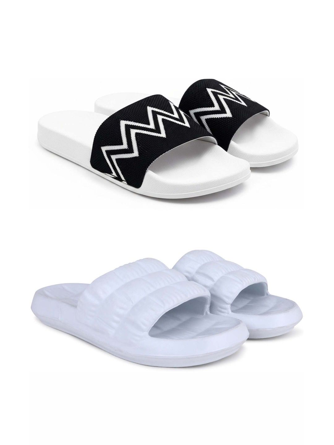 Pampy Angel Men Striped Sliders