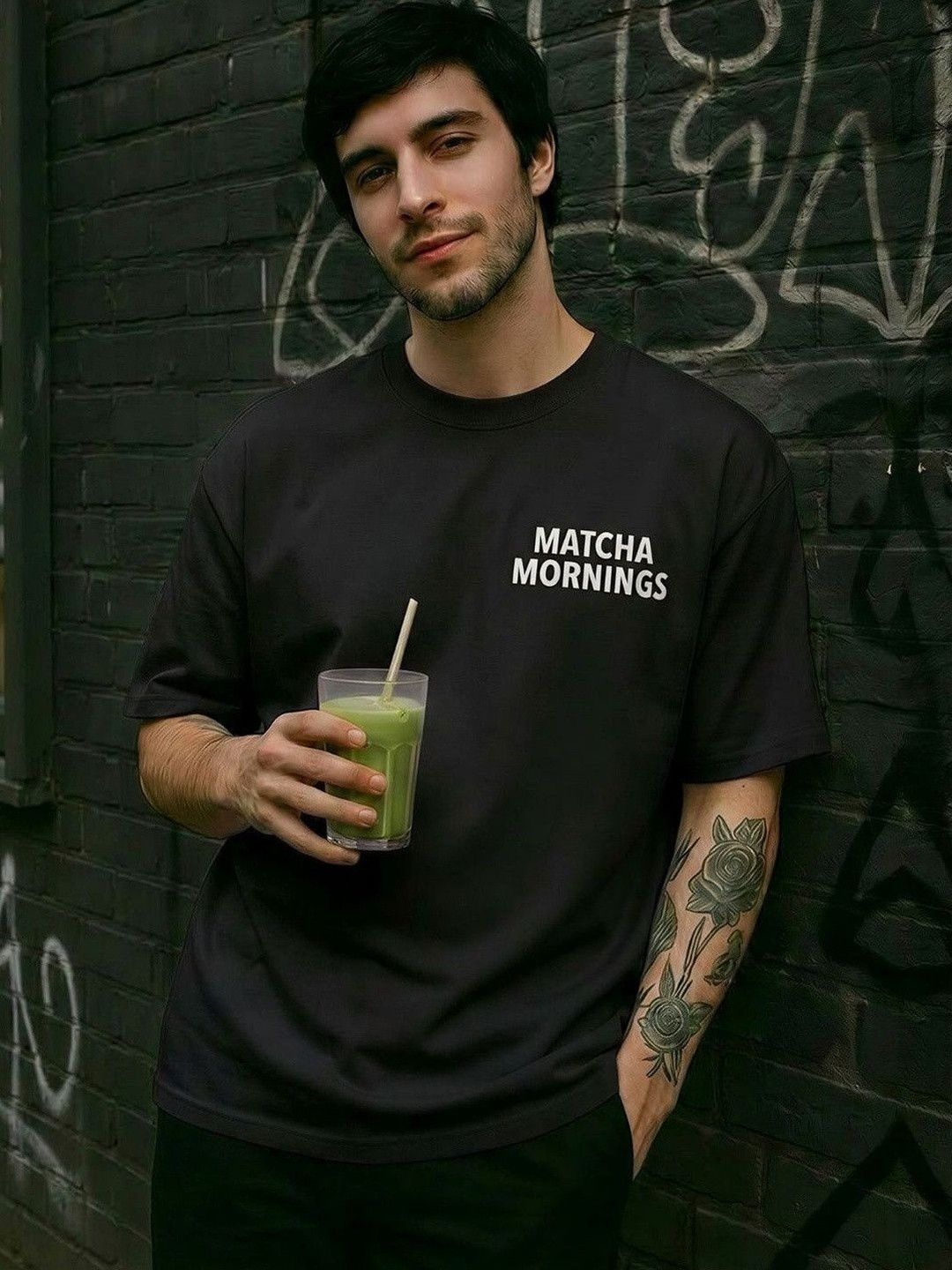 TOXA Men Typography Printed T-shirt