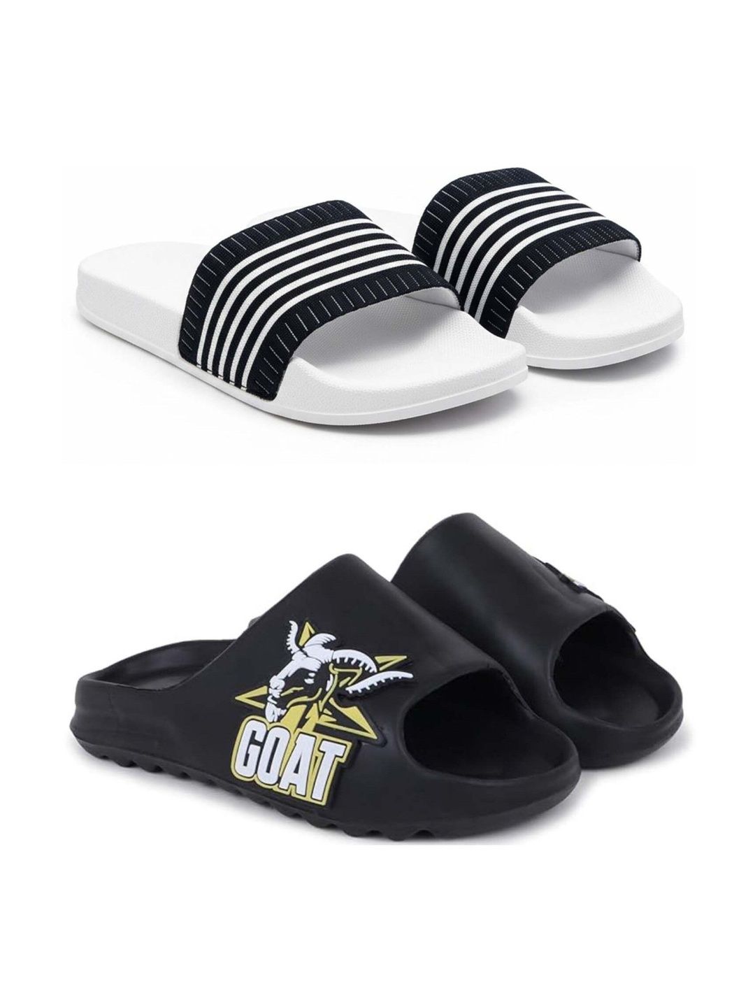 Pampy Angel Men Striped Sliders