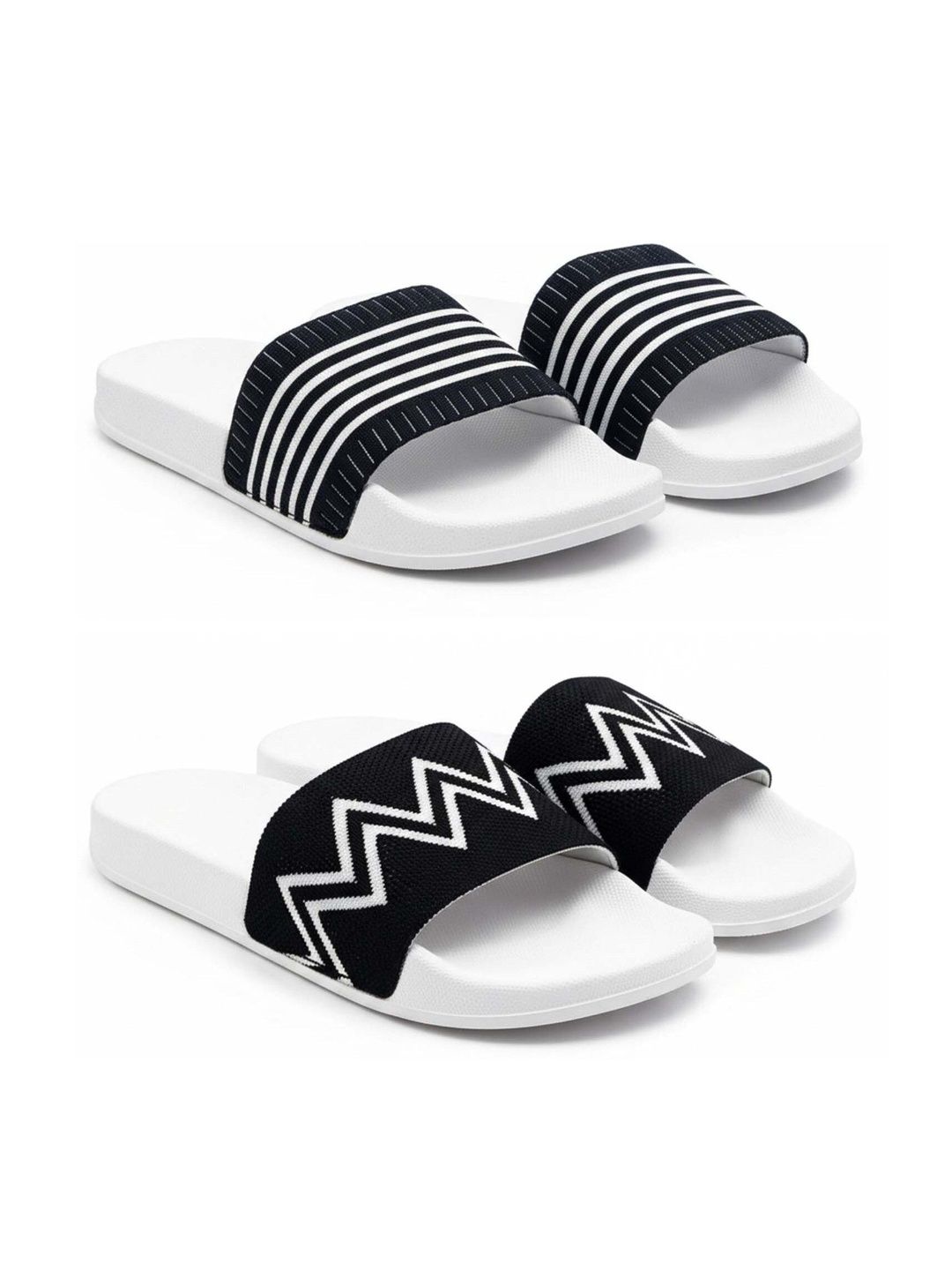 Pampy Angel Men Striped Sliders