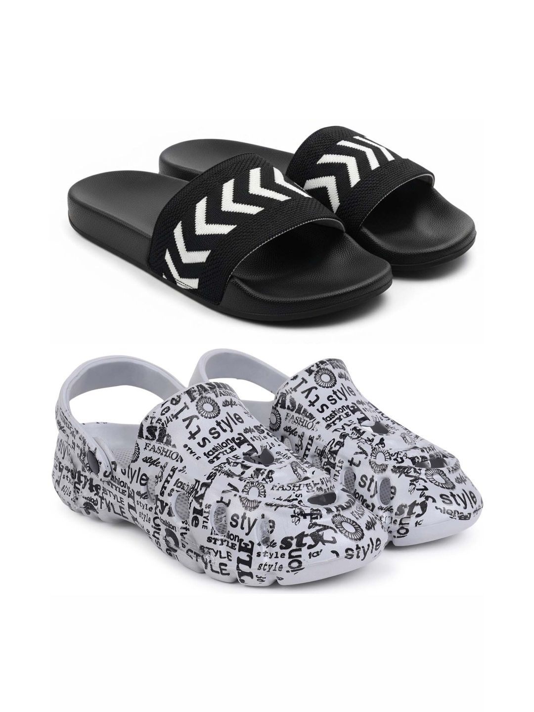 KAPYANSH Men Printed Clogs