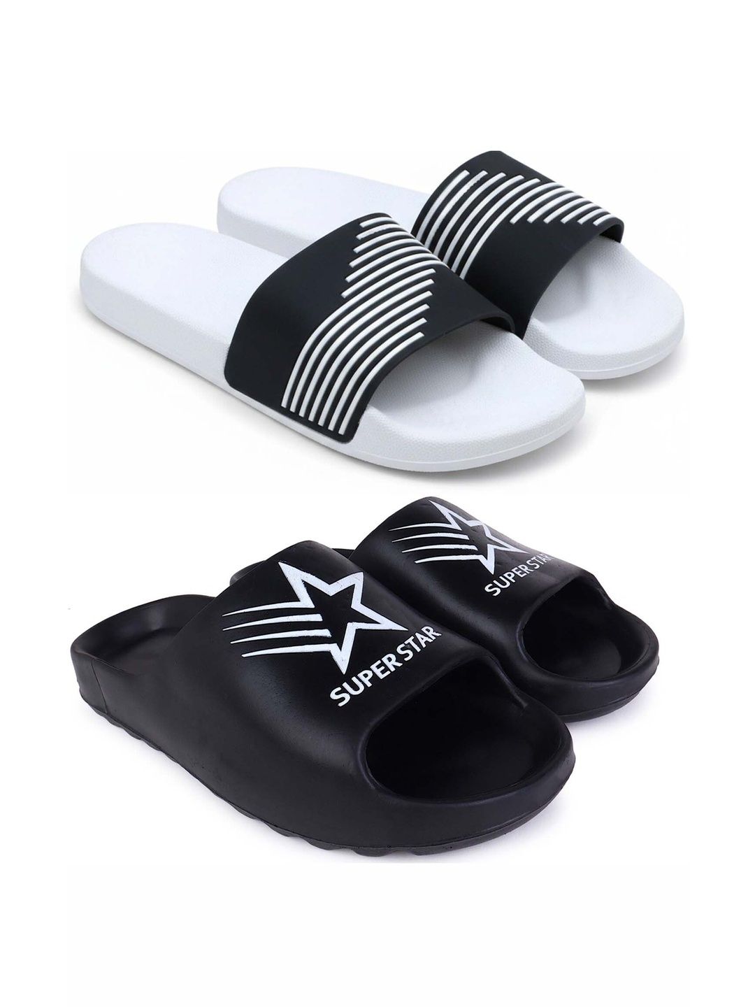 Pampy Angel Men Printed Sliders