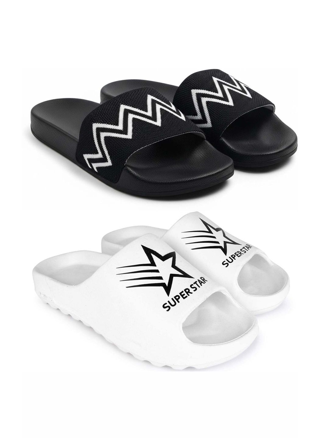 Pampy Angel Men Printed Sliders