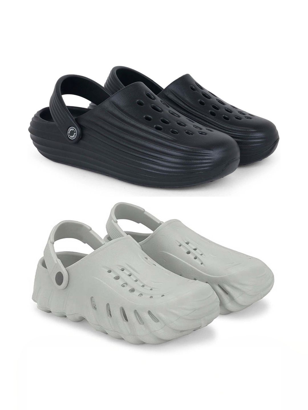 KAPYANSH Men Set Of 2 Clogs