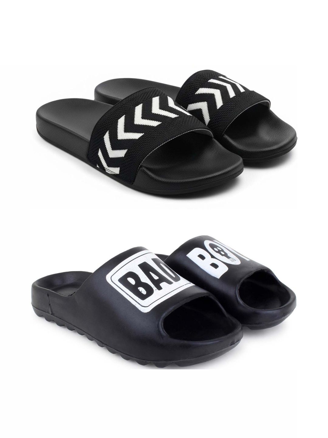 Pampy Angel Men Printed Sliders