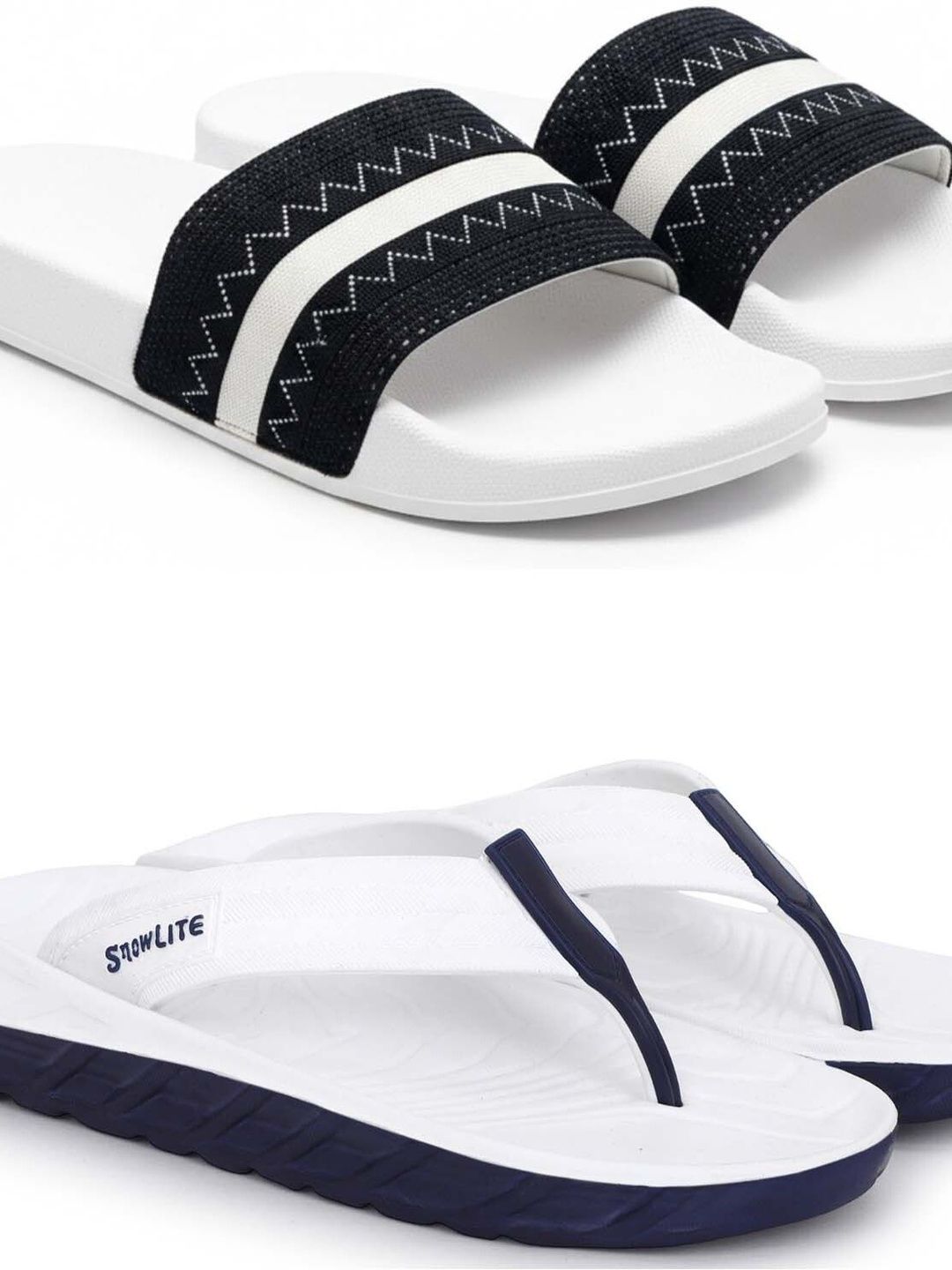 KAPYANSH Men Striped Thong Flip-Flops