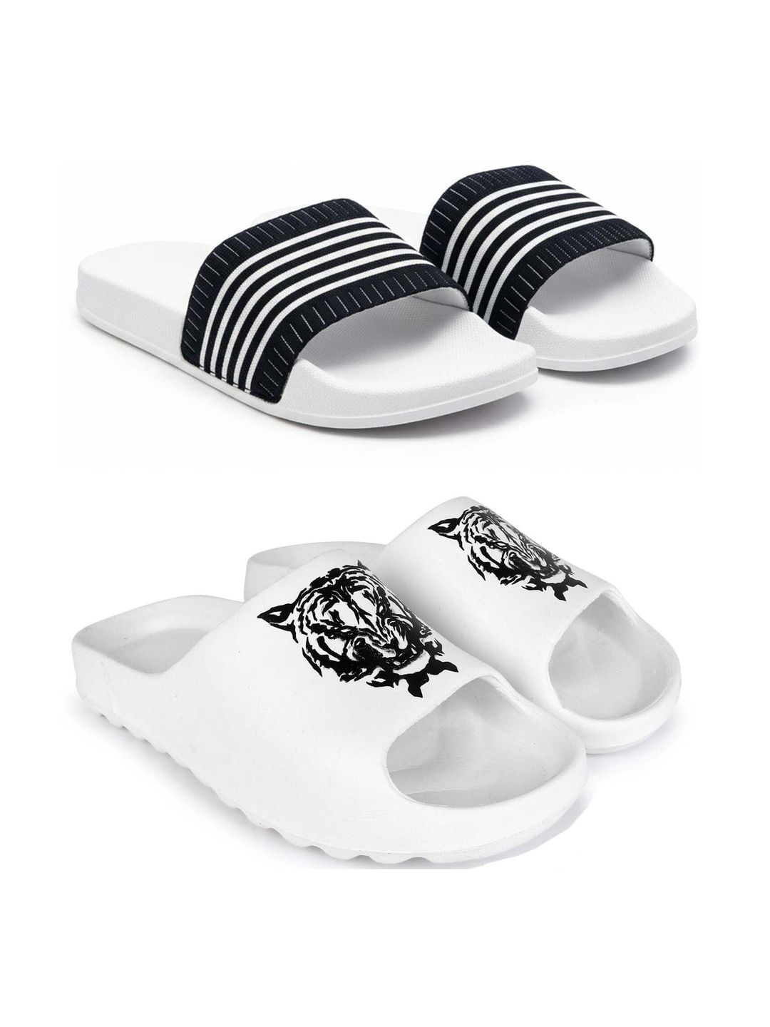 Pampy Angel Men Printed Sliders
