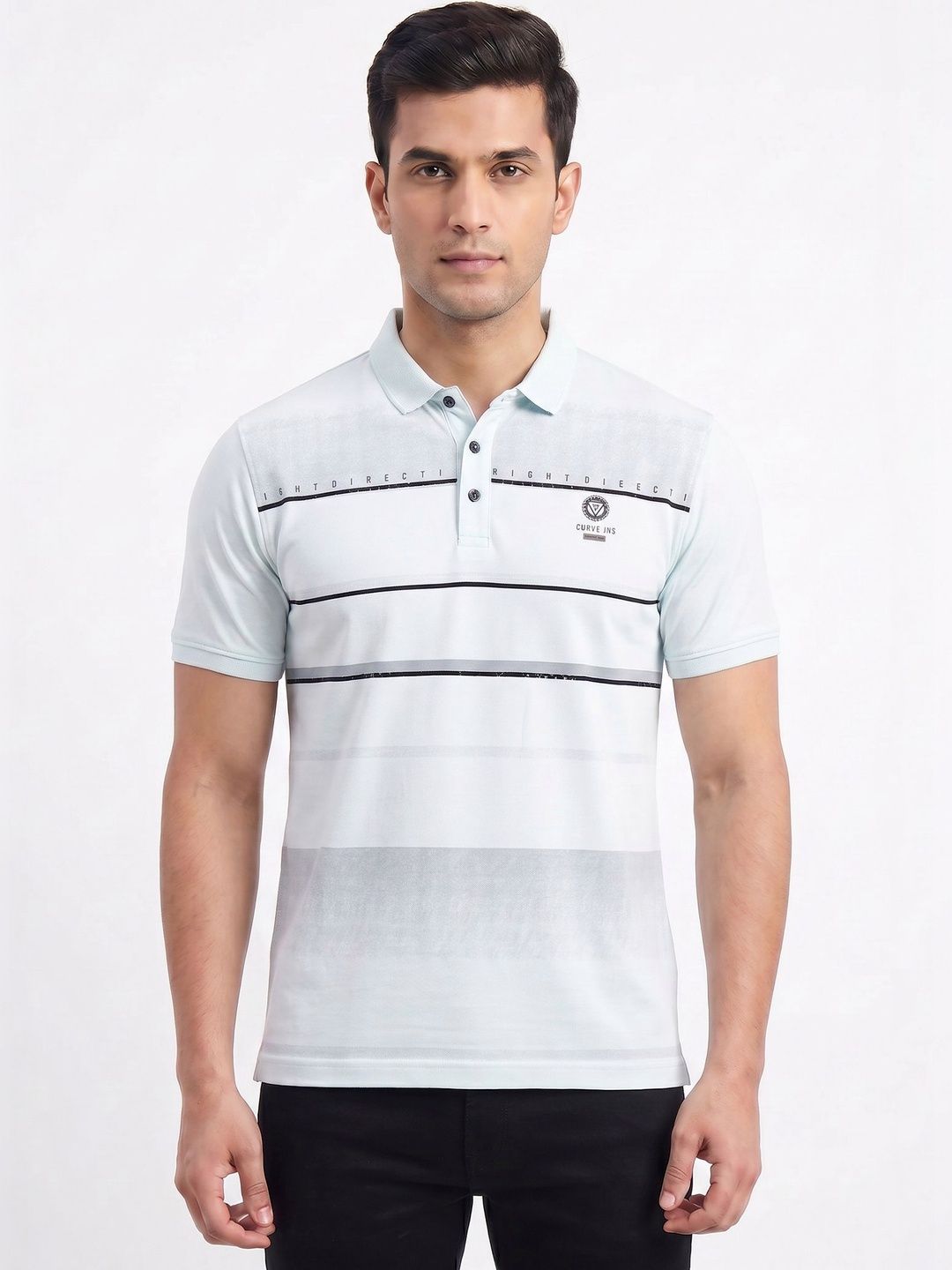 Plugin Men Polo Collar T-shirt
