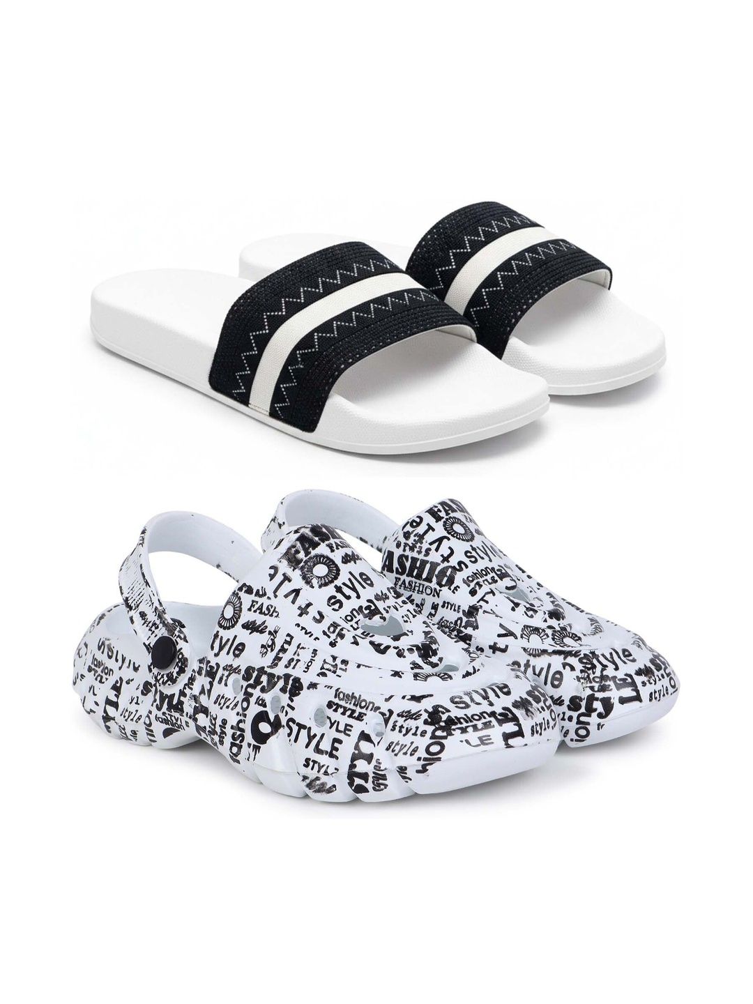 Pampy Angel Men Printed Clogs