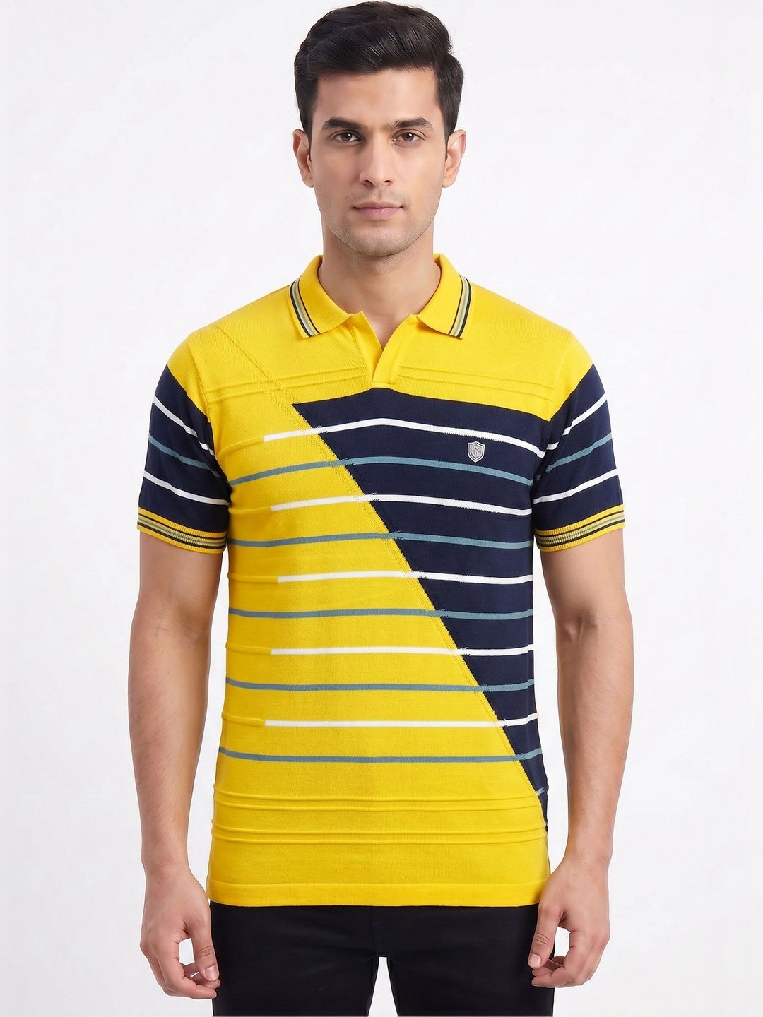 Plugin Men Polo Collar T-shirt