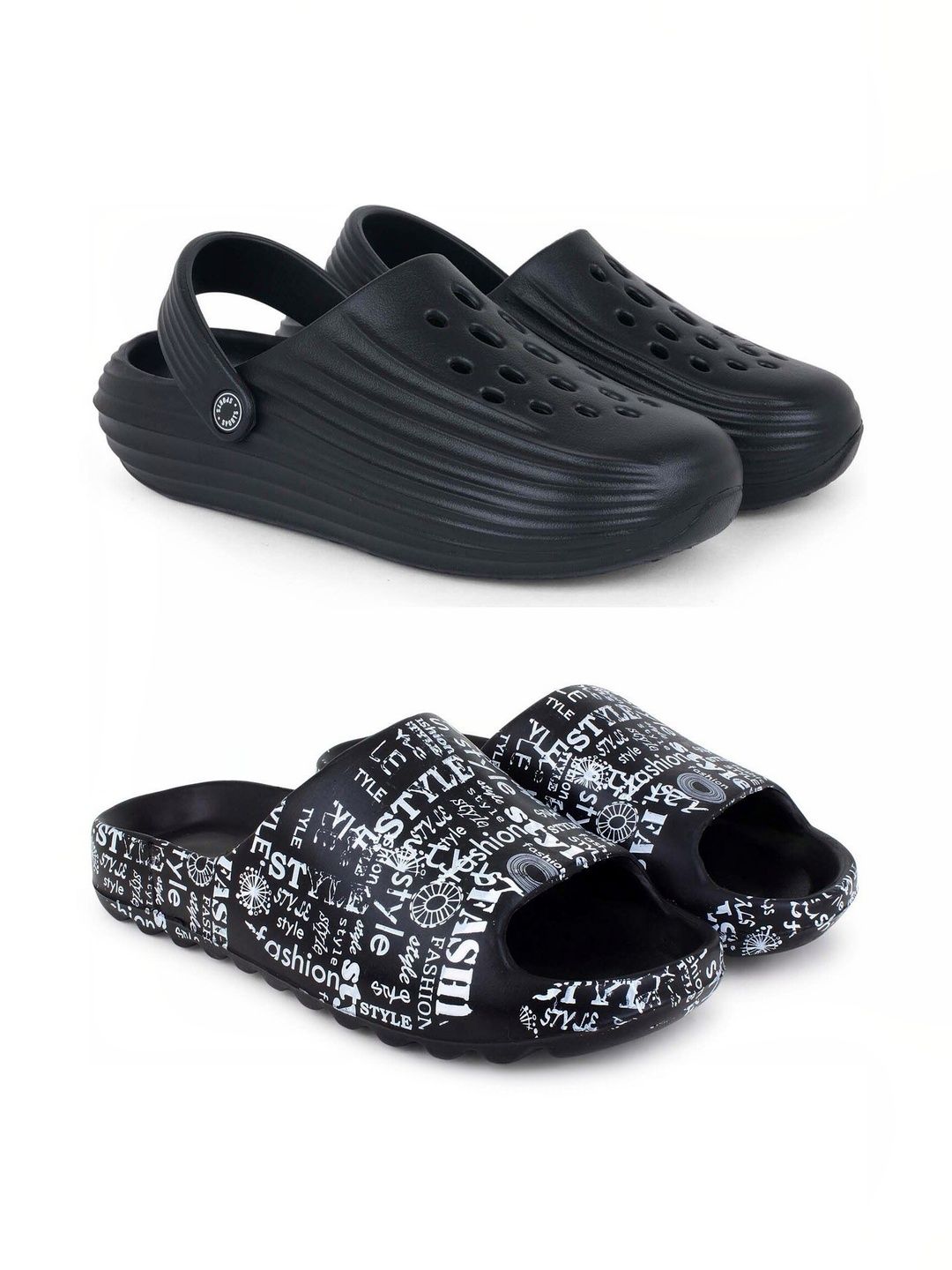 Pampy Angel Men Printed Sliders