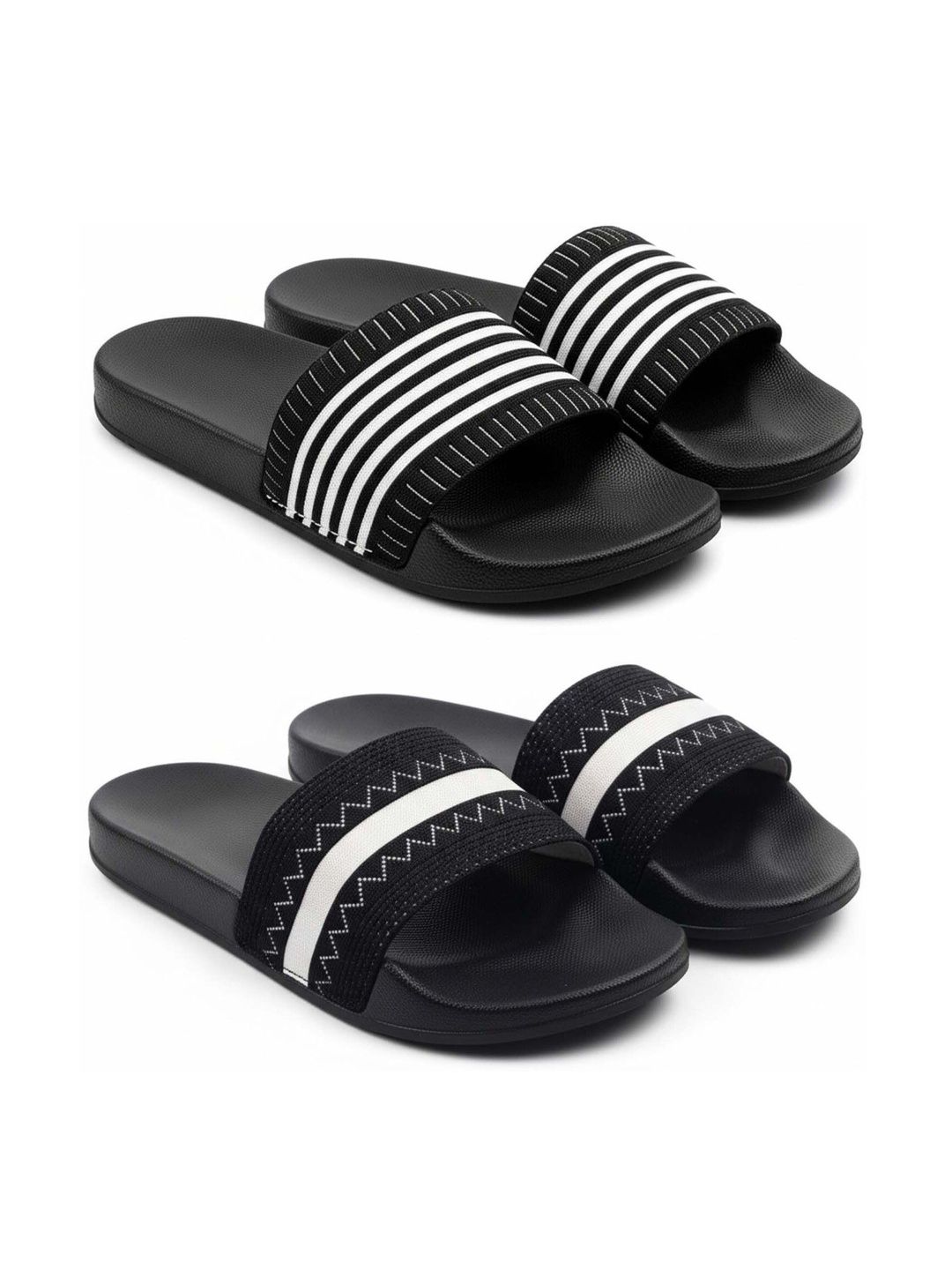 Pampy Angel Men Striped Sliders