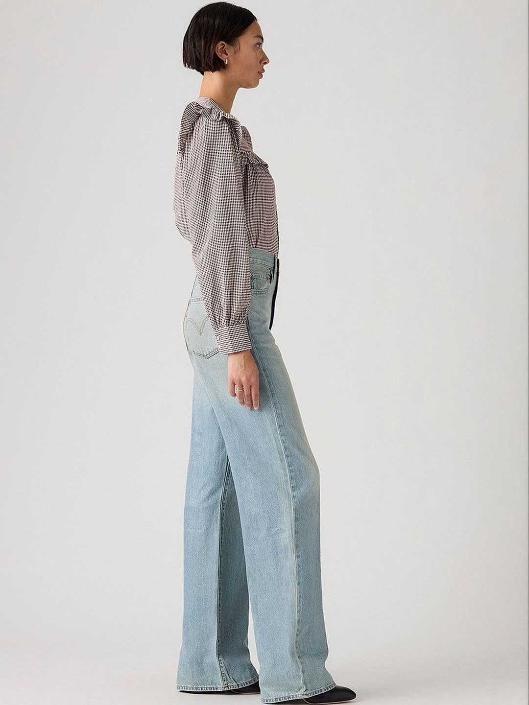 Classic Wide Leg High-Rise Light Fade Jeans