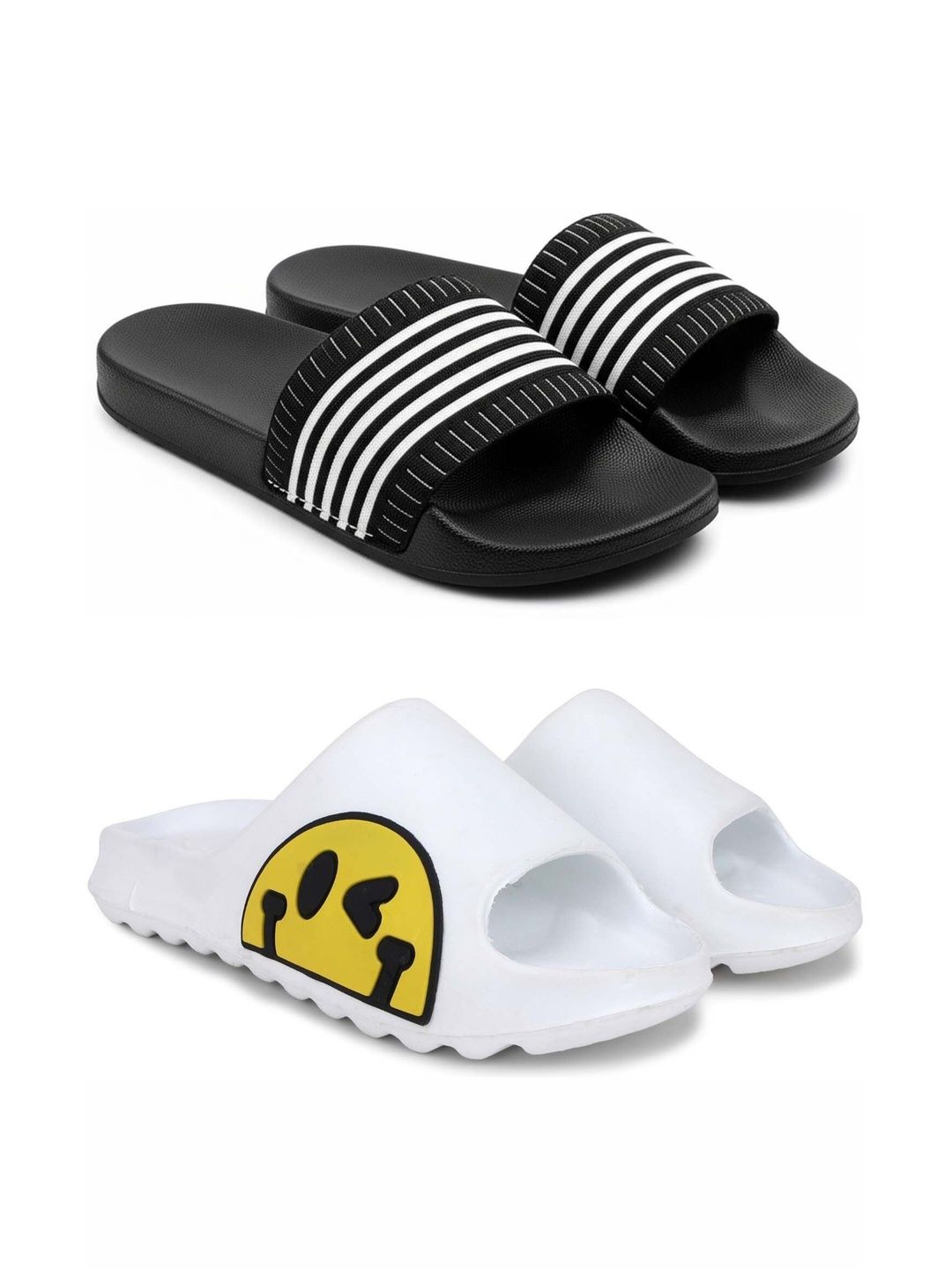 Pampy Angel Men Striped Sliders