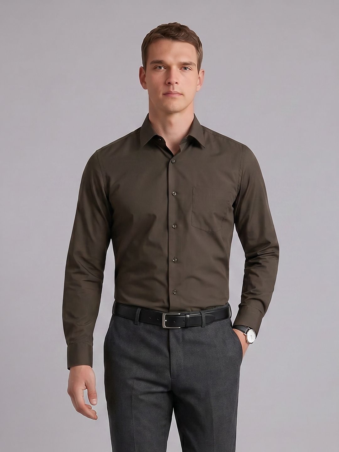 Blackberrys Spread Collar Formal Shirt