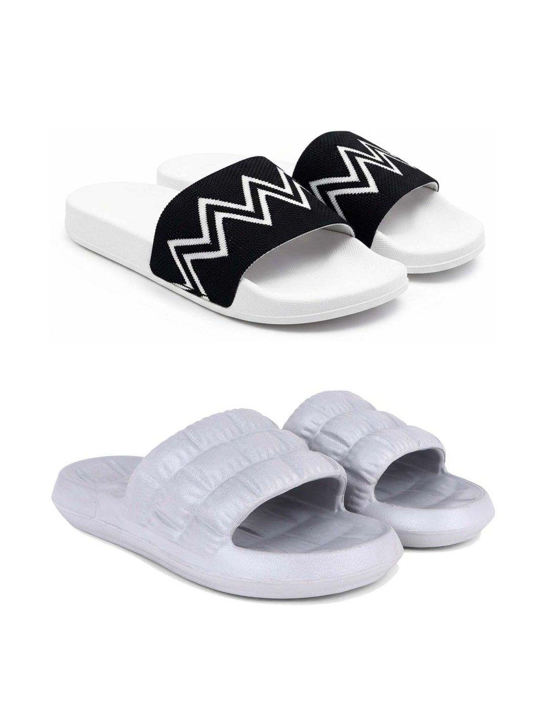 Pampy Angel Men Striped Sliders