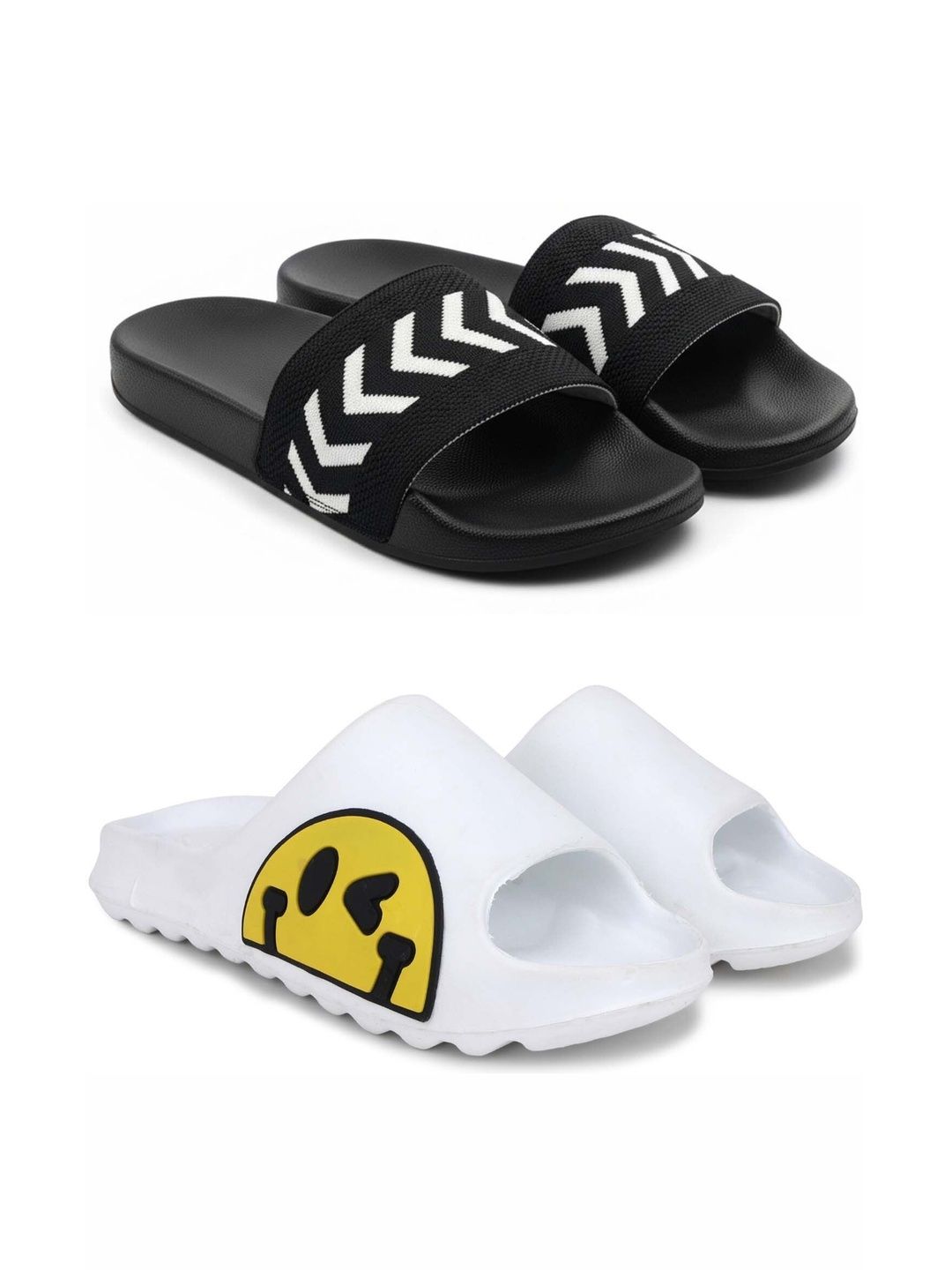 Pampy Angel Men Printed Sliders