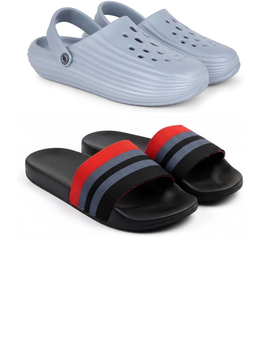 Pampy Angel Men Striped Sliders