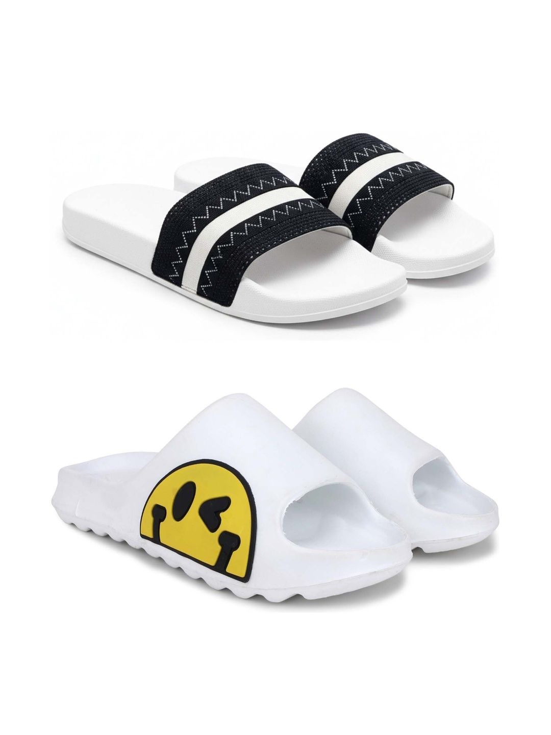 Pampy Angel Men Printed Sliders
