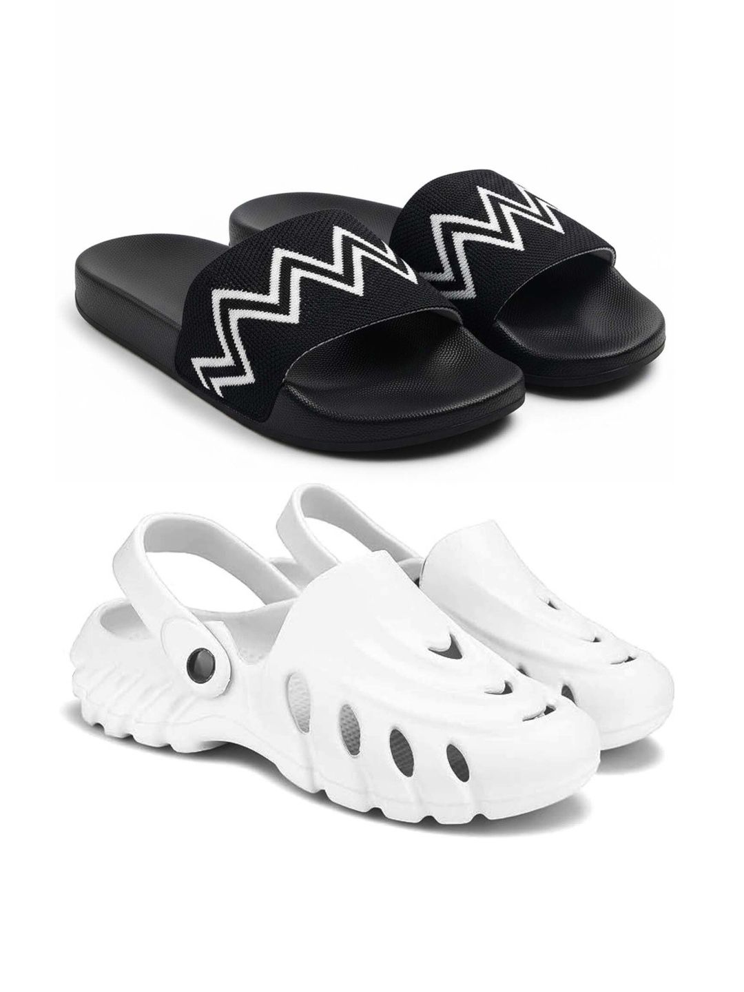 KAPYANSH Men Printed Sliders