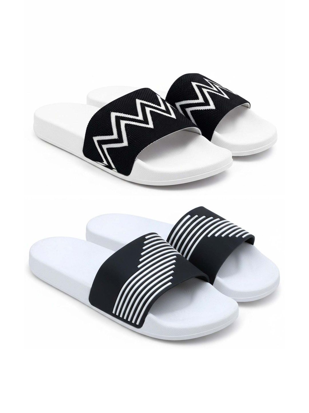 Pampy Angel Men Striped Sliders