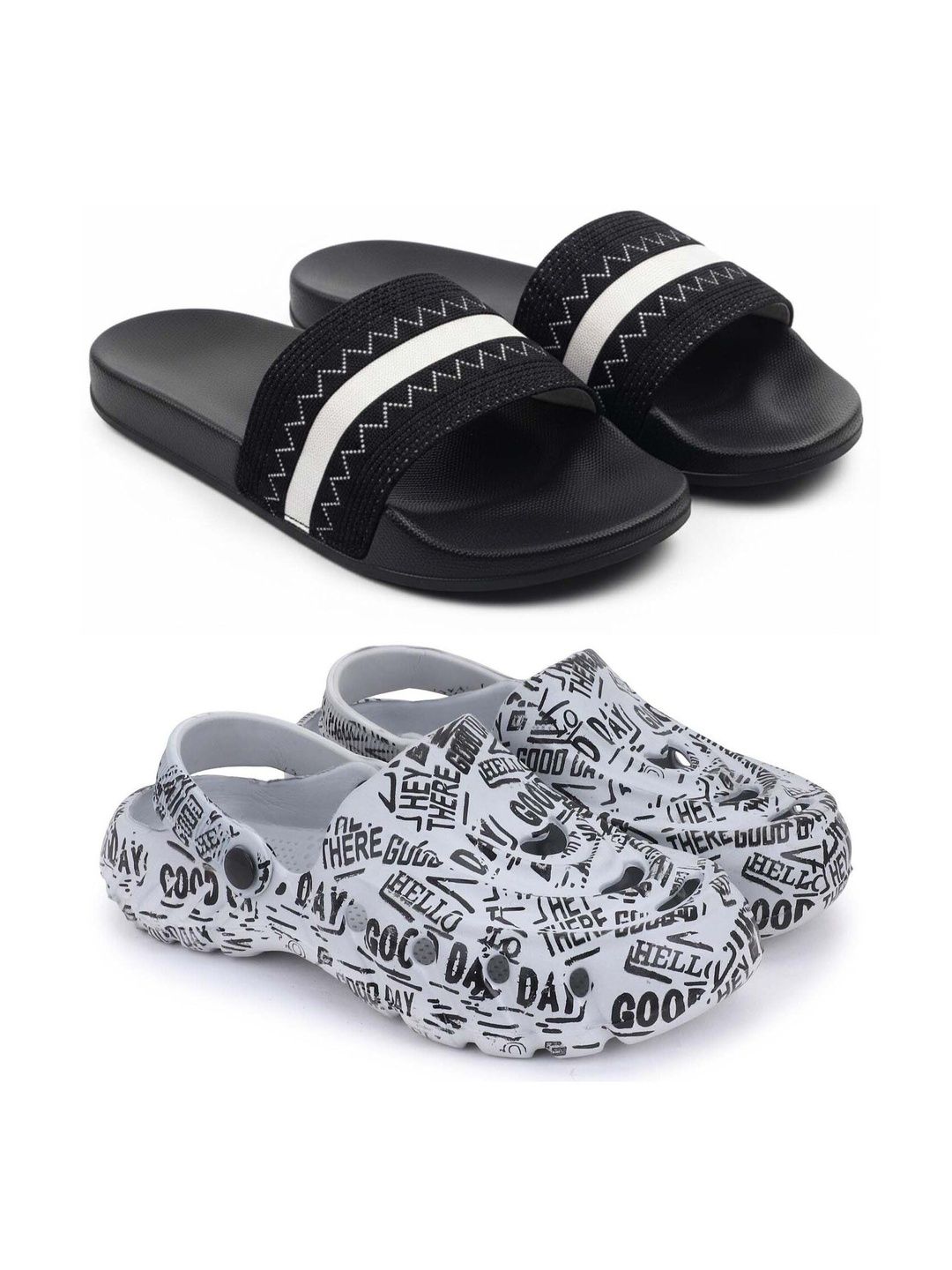 Pampy Angel Men Printed Clogs