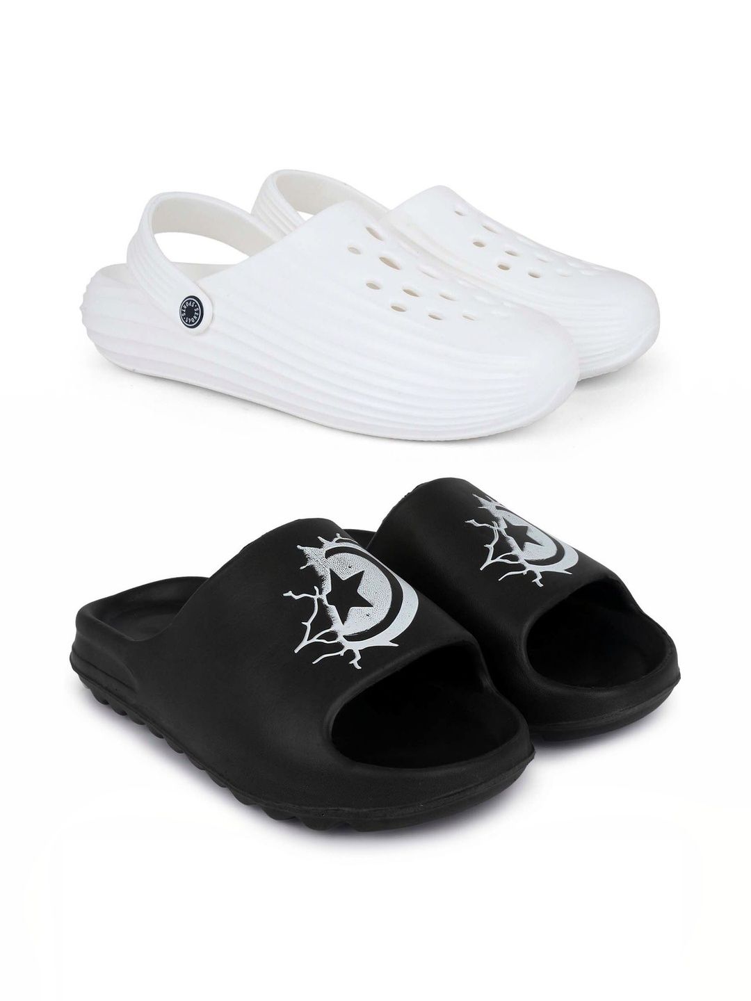 Pampy Angel Men Printed Clogs