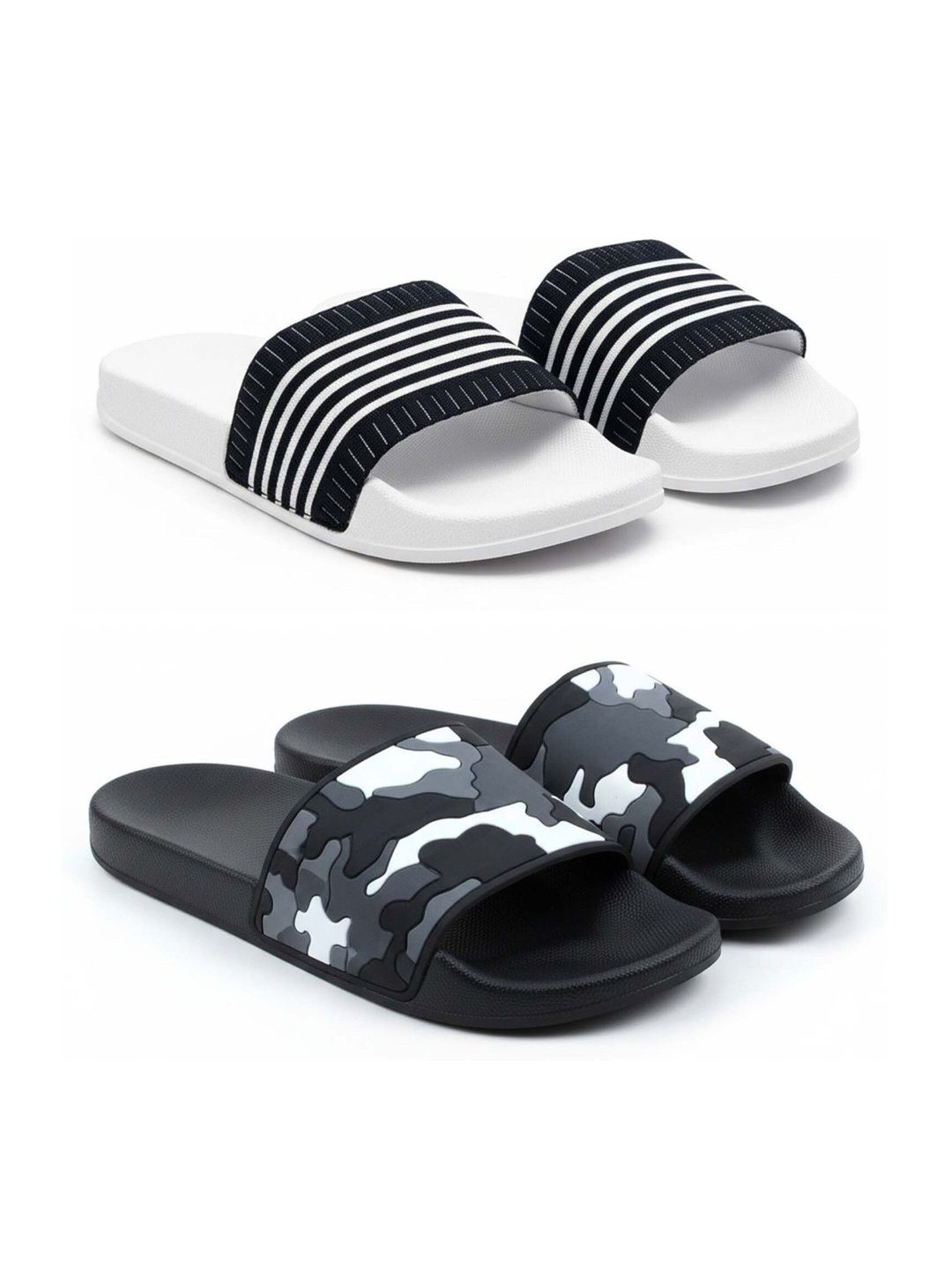 Pampy Angel Men Printed Sliders