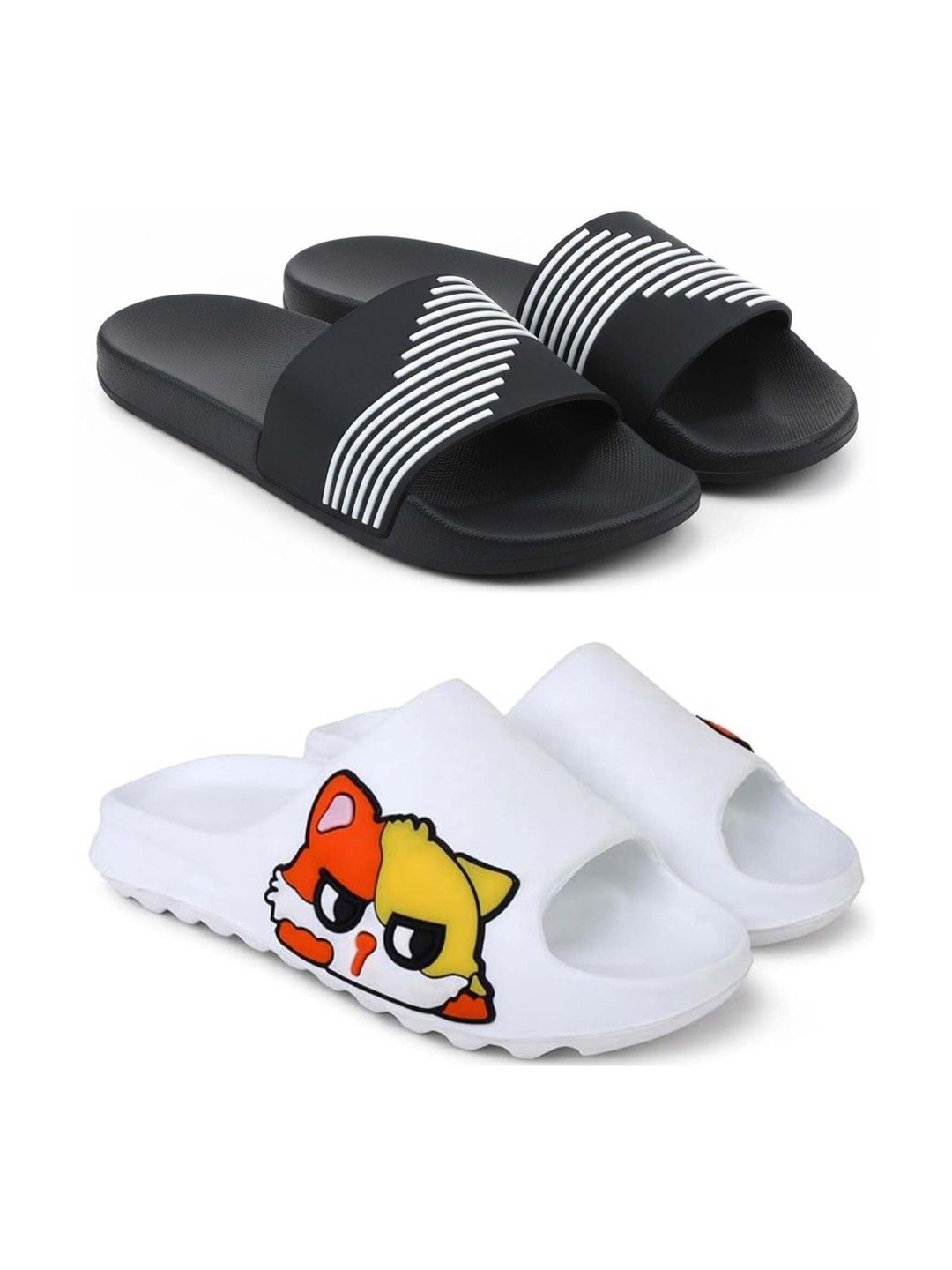 Pampy Angel Men Printed Sliders