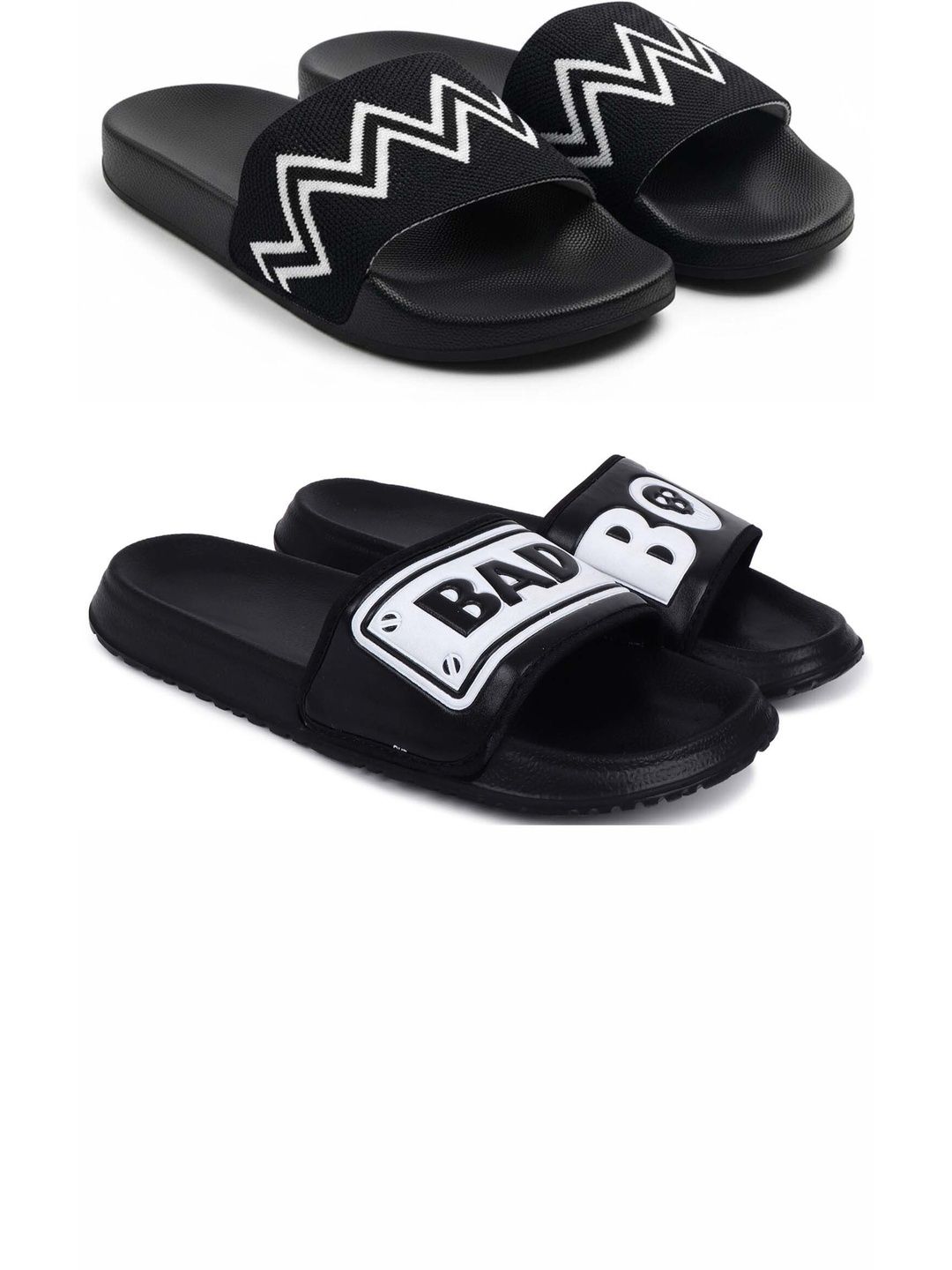 Pampy Angel Men Printed Sliders